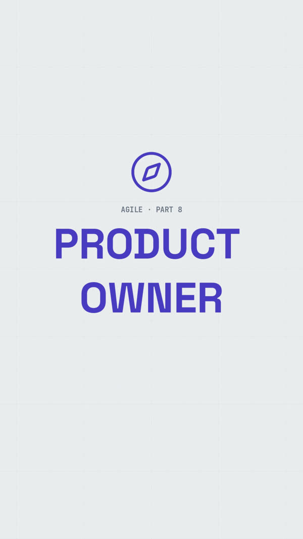 Light theme title card: Product owner